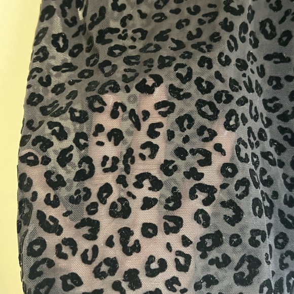 NWT Zyia Black Leopard Mesh tank - XXXL - burnout design - Picture 3 of 3